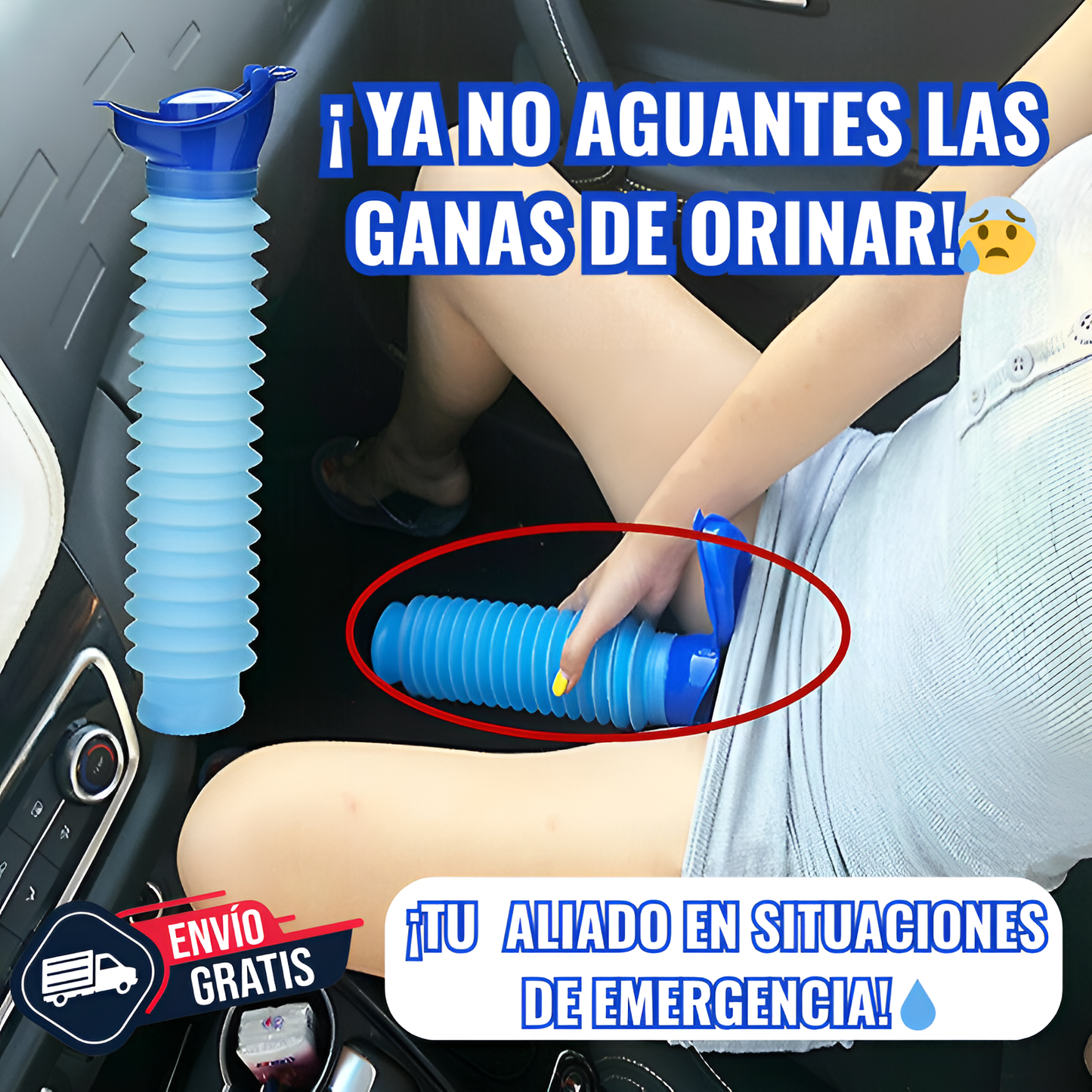 PORTATOILET® ORINAL DE EMERGENCIA PORTÁTIL