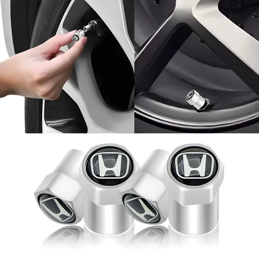 SET X 4 TAPAS PARA VÁLVULAS + LLAVE DE LUJO